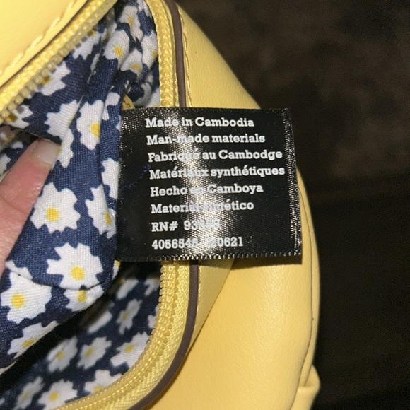 Nanette Lepore Yellow Crossbody Bag with Ruched Design - Picture 8 of 8